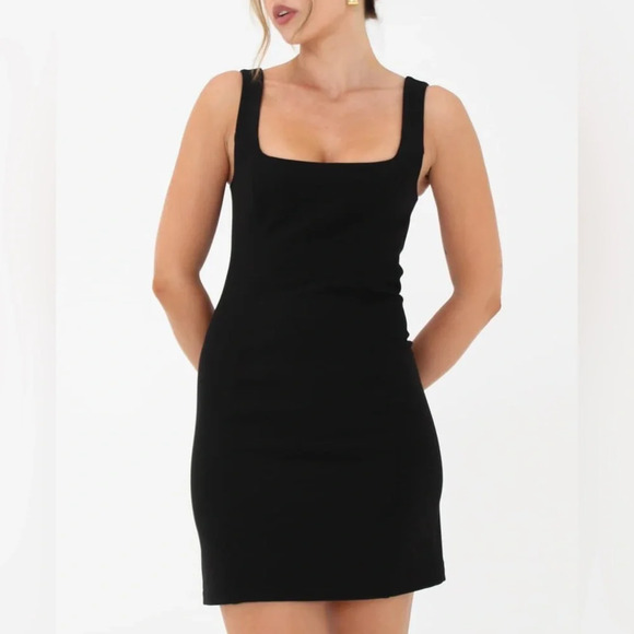 Rumored Black Mini Dress - Picture 1 of 4